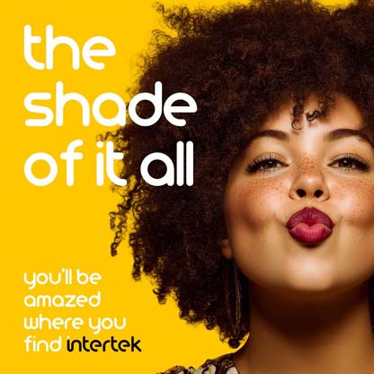 Woman with lipstick puckering her lips